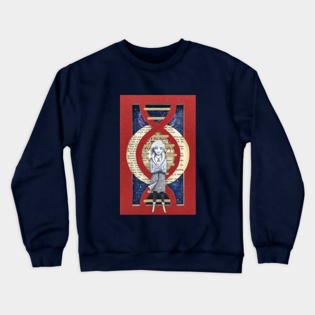 From Hell's Heart I Stab At Thee Crewneck Sweatshirt by Valerie Savarie